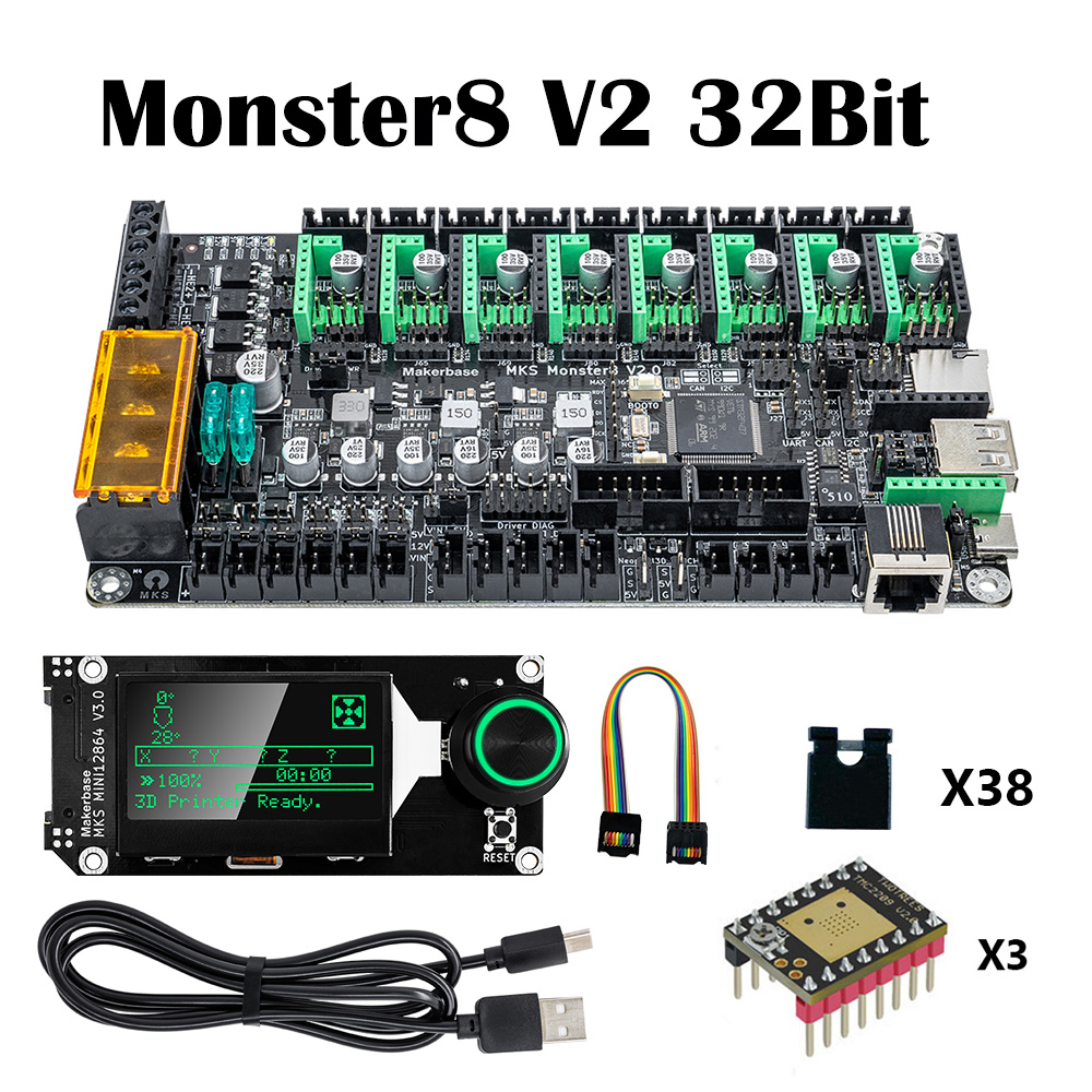 Mks Sgen - Makerbase MKS Monster8 V2 제어 보드,