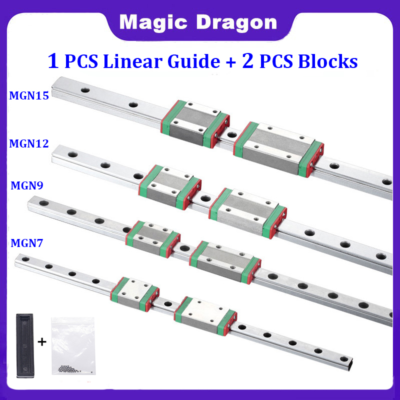 Linear Rail Mgn12H Set - 1Pc MGN7 MGN12 MGN15 MGN9 L