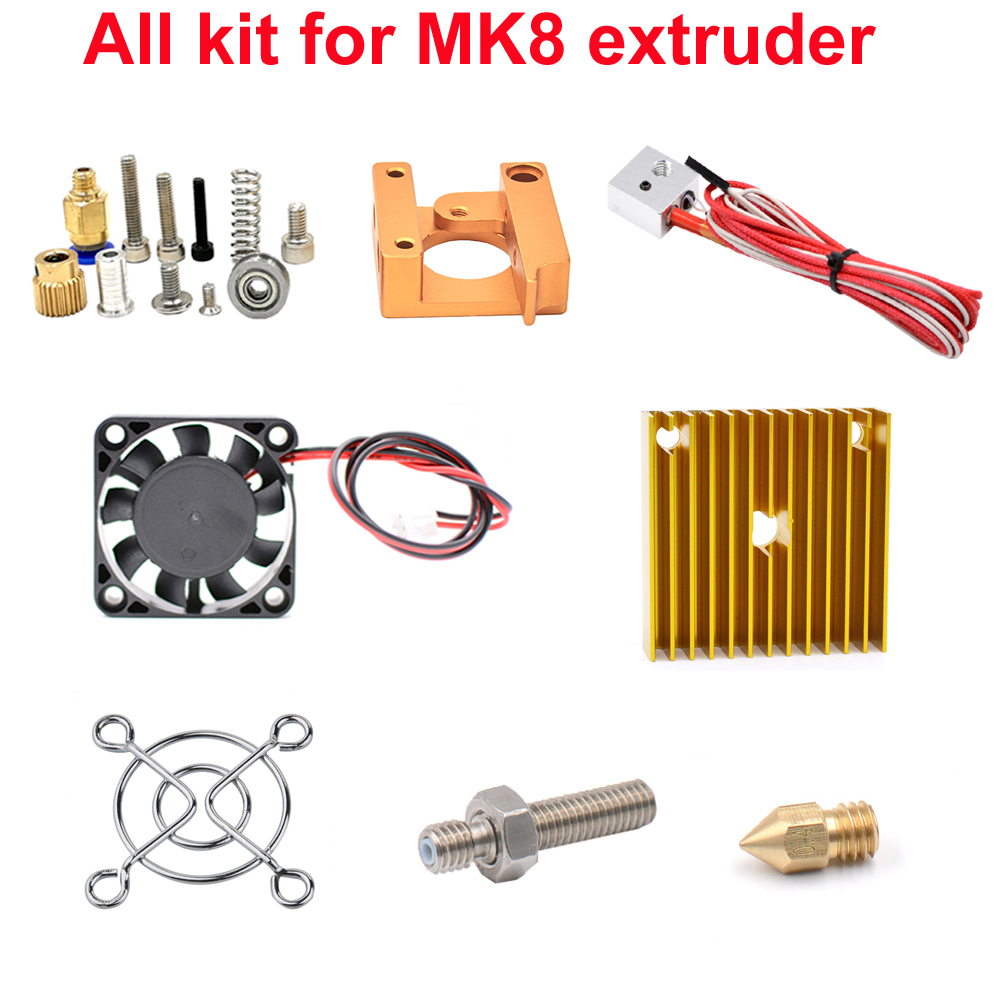 Hotend 0.4Mm - MK8 압출기 키트 J-헤드 핫엔드 노즐