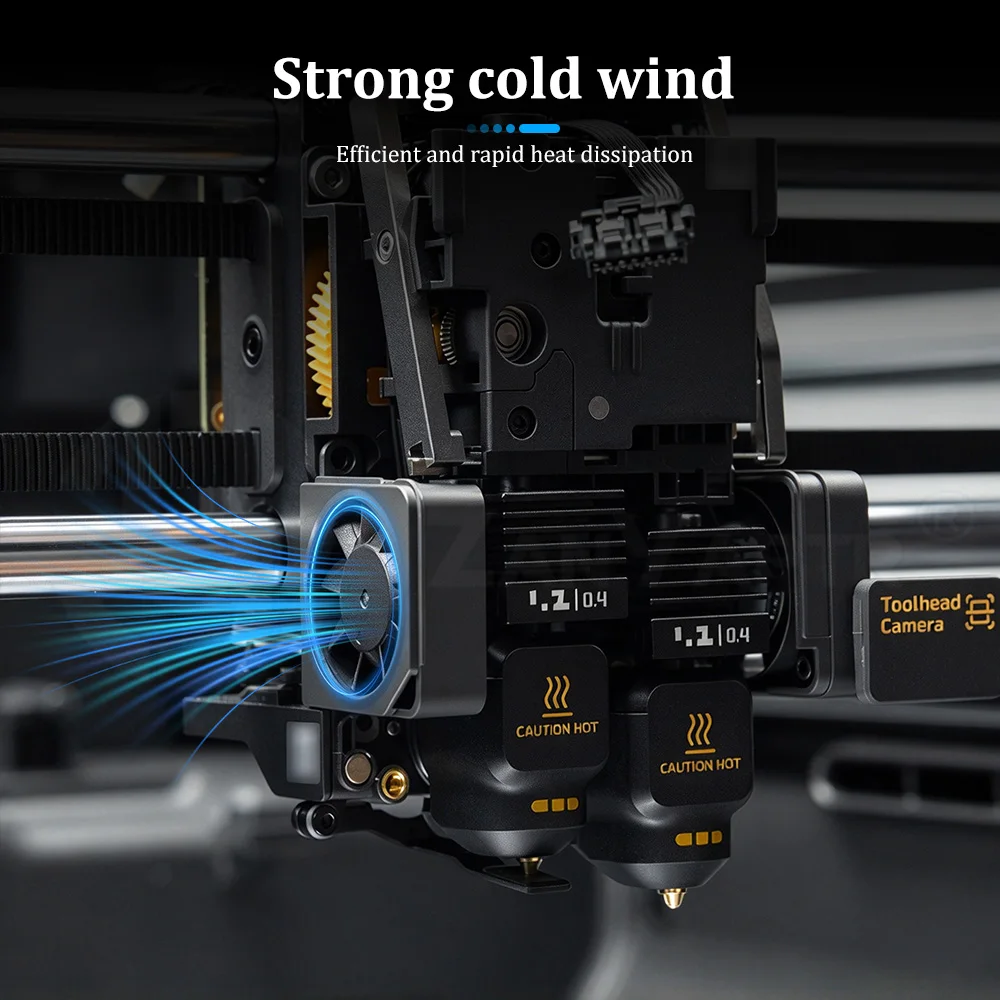Bambu Lab X2D 핫엔드 냉각 팬, 좌우 측면  - Hotend Assembly 리뷰 및 가격