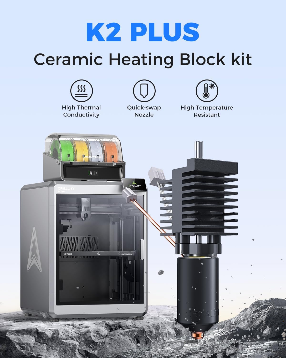 크리에이티 K2 플러스 세라믹 핫엔드 키트, K2/K2 - Hotend Assembly 리뷰 및 가격
