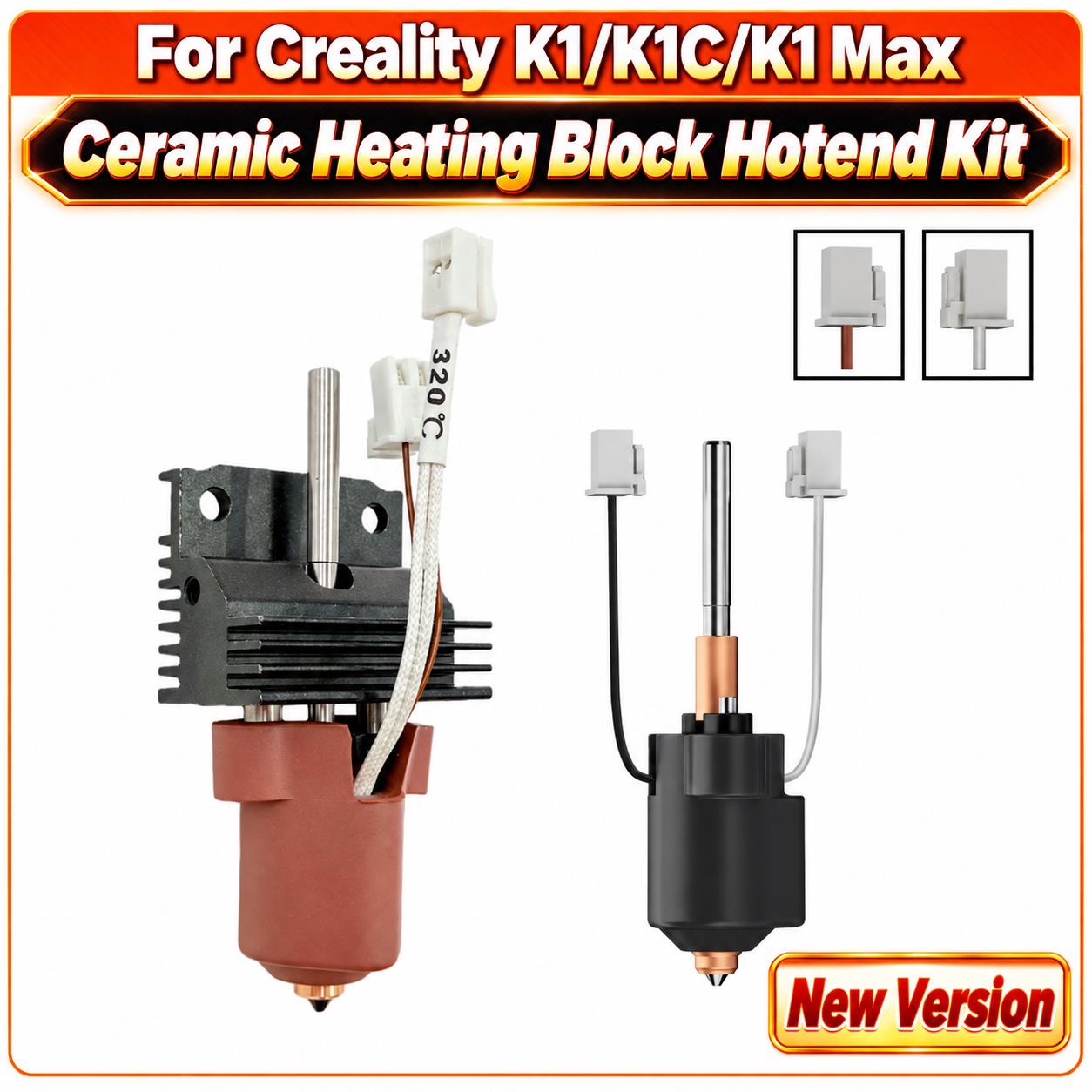 크리에알리티 K1C, K1 Max, K1 SE 고유량  - High Flow Ceramic Hotend 리뷰 및 가격