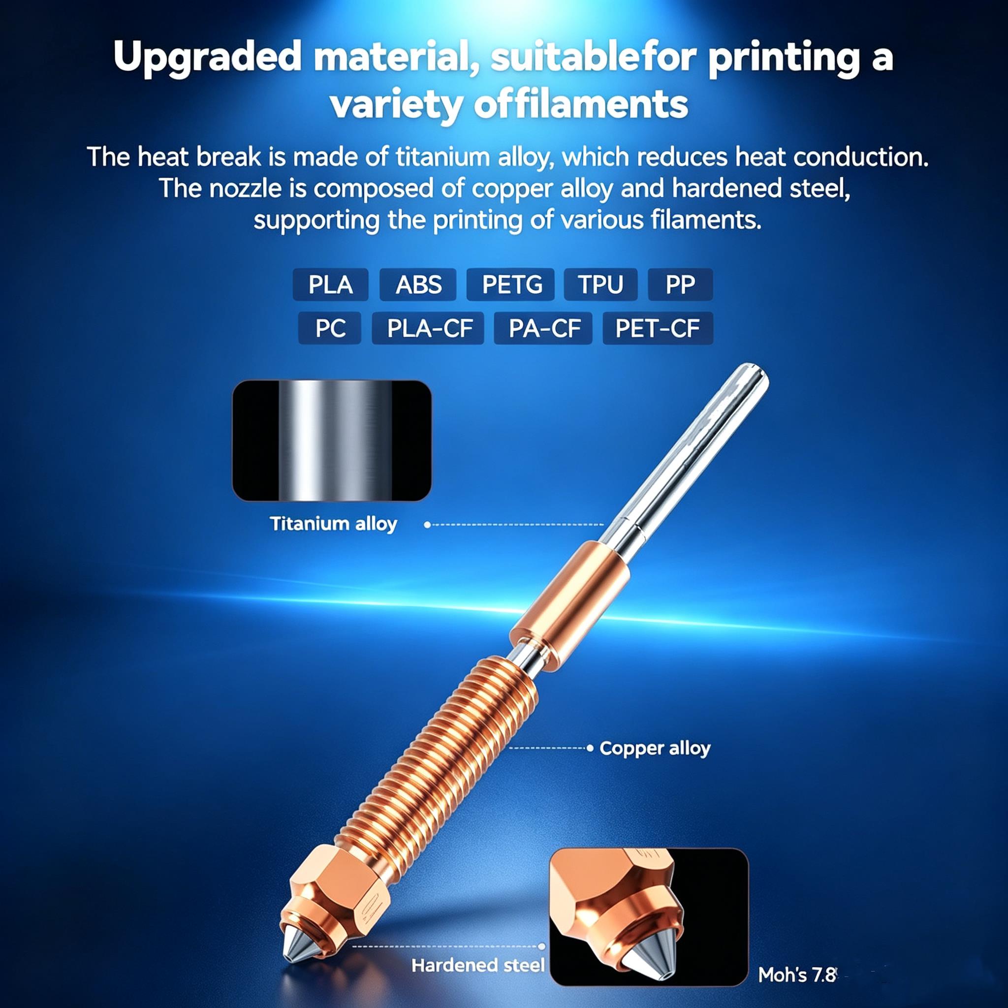 크리에알리티 K1C, K1 Max, K1 SE 고유량  - High Flow Ceramic Hotend 리뷰 및 가격