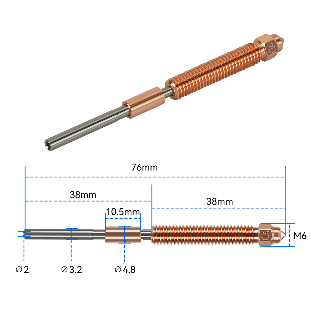 Creality K2/K2 Plus/K2Pro용 유니콘 - Hotend 0.4Mm 리뷰 및 가격