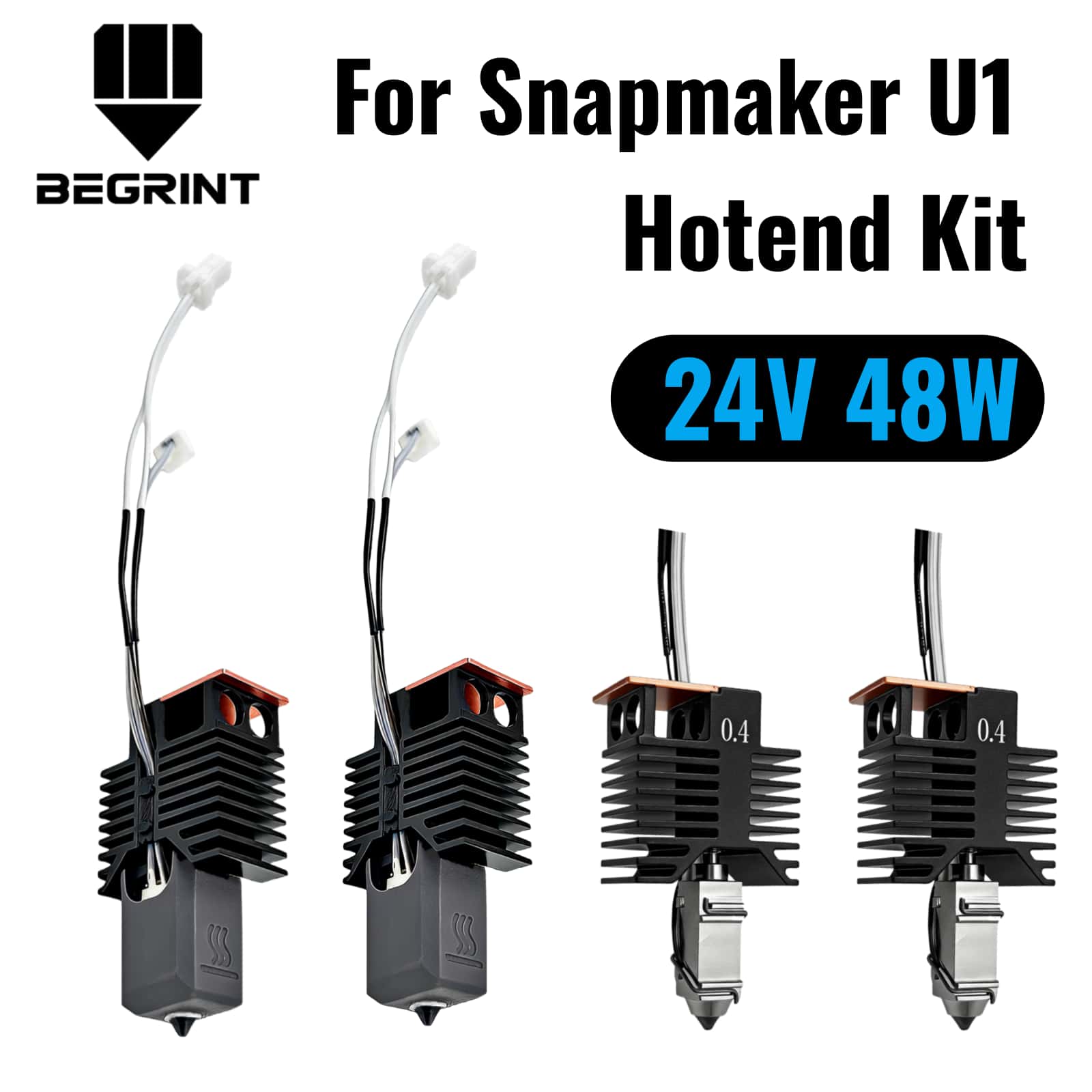Snapmaker U1 핫엔드 24V 48W 세라믹 블 - High Flow Ceramic Hotend 리뷰 및 가격