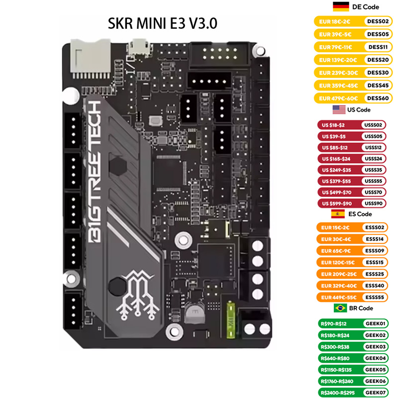 BIGTREETECH SKR 미니 E3 V3.0 3D  - Direct Drive Extruder 리뷰 및 가격