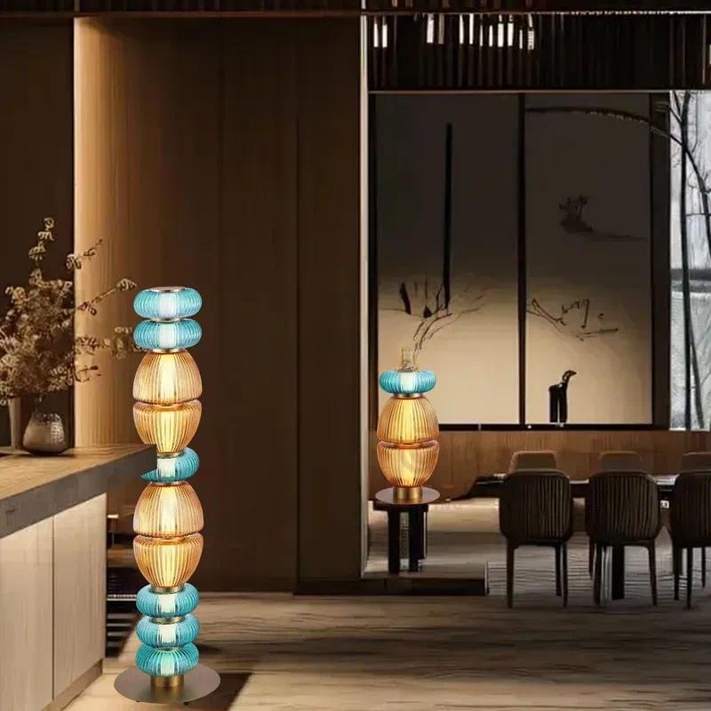 현대적이고 심플한 디자인의 호박 모양 유리 테이블 램프 - Glass Bed 리뷰 및 가격