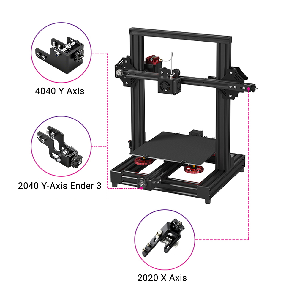 3D 프린터 부품 벨트 텐셔너 (엔더3 CR10 시리즈 - Linear Rail Mgn12H Set 리뷰 및 가격